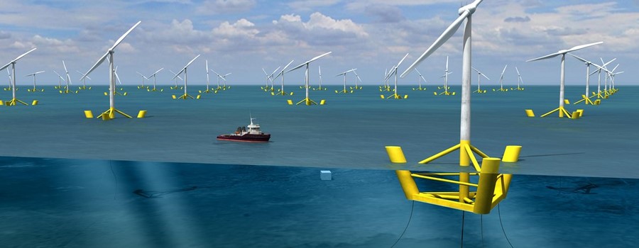 DCNS Floatting Wind Turbine